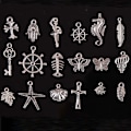 Miniatyrbild 3 av 4: Retro tibetanska hängen i blandad silverlegering