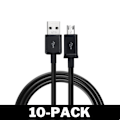 Miniatyrbillede 1 af 2: PS4 Sony Playstation 4 Opladningskabel til håndkontrol 1.8M Sort 10-Pack