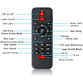 Miniatyrbillede 5 af 7: LED Galaxy Lys - Stjernelampe / Natlampe Stjerneprojektor black 542