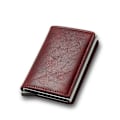 Miniatyrbillede 1 af 7: Kulfiber Kreditkortsholder Punge Herrer Rfid Sort Magic Trifold Læder Smal Minipung Lille Pengepung Herretasker Red