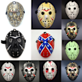 Miniatyrbild 2 av 5: Jason Voorhees Fredag den 13:e skräckfilm Hockey Mask Hallow A8