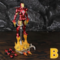 Pikkukuva 1 / 4: Zd Toys Marvel Iron Man Mk1 Mk2 Mk3 Mk4 Mk5 Mk6 Mk7 Mk42 Mk43 7\" Elokuva Actionfigur Iron-man Mark 1 2 3 4 5 6 7 42 43 Legends C MK4 B - Loose