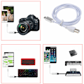 Miniatyrbild 5 av 5: MIDI-tangentbordsomvandlare USB 2.0-kabel för iPhone 1M