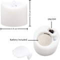 Miniatyrbillede 7 af 7: LED-telys med timer Flammefri lys [Pakke med 12, varm hvid]