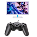 Miniatyrbillede 3 af 5: Kabelforbundet Gamepad USB 2.0 Game Controller Gaming Joypad Joystick Control til PC Computer Laptop Gamer Sort Spilkonsol