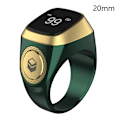 Pikkukuva 1 / 5: Älykäs Tasbih Tally Counter -rengas muslimeille Zikr Digital Green