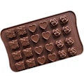 Miniatyrbillede 1 af 2: Chokoladeform med 3 mønstre