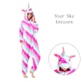 Miniatyrbild 6 av 6: Drak Onesie Vuxen Djur Enhörning Pyjamas Kostym Varm Mjuk Stitch Sovkläder Onepiece Vinter Jumpsuit Pijama Cosplay Rödögd Panda Red Eyed Panda M (Height 158-168CM)