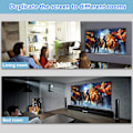 Miniatyrbild 4 av 7: INF 4K HDMI-splitter 1 in / 2 ut Sort