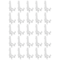 Miniatyrbillede 1 af 3: 25 stk Klar Staffeli Stativ Rund Tallerken Stativ Billeder Display Stativ Transparent Tallerkenholder