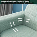Miniatyrbillede 4 af 4: Sofa Pude Blød Komfortabel Blad Aircondition Nap Tæppe