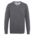 Miniatyrbilde 1 av 2: Asquith & Fox Herre Bomullsblend V-Halsgenser S Kull Kull S Charcoal