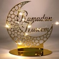 Miniatyrbillede 9 af 10: Eid Mubarak Ornamenter Ramadan Dekoration 7 7