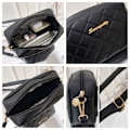 Miniatyrbillede 7 af 10: Dam Messenger Bag Axelväska SORT - spot salg black