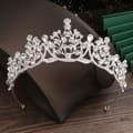 Prinsesse Krystal Tiara Rhinestone Hårbånd SØLV silver