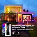 Miniatyrbild 7 av 7: LED-remsa 15 m, PSTAR Bluetooth LED-remsa RGB 24