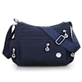 Miniatyrbilde 1 av 5: 6 farger vanntett nylon Mote kvinne enkel skulderveske Blu Blue one size
