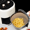 Miniatyrbild 5 av 5: Airfryer silikonmatta, återanvändbar korgmatta, non-stick cirkulär mikrovågsugnsmatta, ugnsfoder, direkt leverans 3 stycken grön 3 pieces of green No,