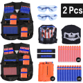 Miniatyrbild 1 av 5: 2 Taktiska Väst Jacka Set Nerf N-Strike Elite Set, Nerf Väst för Barn, Taktisk Väst, Nerf Tillbehör Set Taktisk Väst för Barn med 80 pilar refill