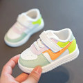 Miniatyrbild 3 av 7: Baby Toddler Flickor Pojkar Sportskor För Barn Läder Flats Barn Sneakers 3154-orange 18 ( insole13.0 cm) 3154-orange