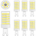 Miniatyrbillede 1 af 5: G9 LED-pære Cool White, 10W G9-pære 6000K glødepære, 6-pak