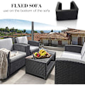 Miniatyrbild 5 av 5: 10 set möbelklämma, anslutningsklämma för terrasssoffa