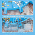 Miniatyrbillede 4 af 5: Diamantmaleri-arrangør, paletthylla blue