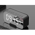 Miniatyrbild 1 av 5: Spegelväckarklocka LED Digital Klocka Bluetooth Högtalare Med