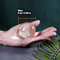 Miniatyrbillede 5 af 5: 6 cm krystal 3D skytsengel statue med krystalbase, boligindretningsdekorationer, mindegave til en speciel person - FA6 -