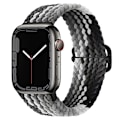 Miniatyrbillede 8 af 11: Apple Watch armbånd i flettet nylon 42/44/45 Sort 42/44/45 - Black Black