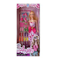 Miniatyrbild 1 av 5: Härlig Barbie-docka set Mode Desktop dekorativa rekvisita Present för pojkar Flickor Barn (slumpmässiga kläder Set A (6pcs)