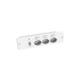 Miniatyrbilde 3 av 4: BKL-E68 Innbygd stikkontakt - europeisk standard Hvid