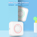 Miniatyrbillede 6 af 11: Labelprinter Alt-i-en mini printer Bærbar multifunktions fotoprinter Grøn 10 ruller papir