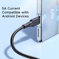 Pikkukuva 4 / 6: Mcdodo 2m 240W 5A PD USB-C - USB-C Pikalatauskaapeli Musta