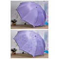 Miniatyrbild 3 av 5: Damparasoll Paraply UV-skydd för kvinnor Parasol Lätt Anit-UV Paraplyer för Sommarsolskydd Clove Purple