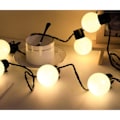 Miniatyrbillede 3 af 5: 1 stk. dekorative lyskæder, 20 LED-kugler til bryllupsfest, Ho