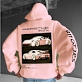 Pikkukuva 2 / 6: Setcar Porsche911 - Print Miesten Muodikkaat Hupparit Miehille ja Naisille Color13 L Color13