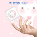 Miniatyrbillede 9 af 11: Labelprinter Alt-i-en mini printer Bærbar multifunktions fotoprinter Grøn 10 ruller papir