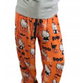 Miniatyrbillede 2 af 3: Tegnefilm HelloKitty Flanel Pyjamas - Blød og Tyk Isoleret Pyjamas til Kvinder - Gul XL yellow