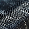 Miniatyrbilde 4 av 4: Fransgardiner 100x200 cm 1 par Sort
