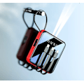 Miniatyrbillede 2 af 4: Powerbank med 20 000 mAh Dobbelt 2x USB LCD-display Ekstern Batteri Hurtigopladningsfunktion Oplader, Sort, til iPhone/Huawei/Xiaomi/Samsung