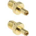 Miniatyrbild 1 av 4: 2-pack SMA-hona till TS9-hane RF-adapter, guldpläterad koaxial