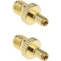 Miniatyrbilde 1 av 5: 2-pakning SMA hunn til TS9 hann RF-adapter, gullbelagt koaksial