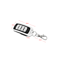 Miniatyrbilde 4 av 7: INF Universell 4-kanals RF fjernkontroll 868 MHz 1-pakning