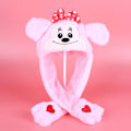 Miniatyrbilde 1 av 6: Myk og varm kaninlue med LED-lys Luminous Pink Mickey
