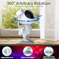 Miniatyrbilde 4 av 5: Astronaut Projektor Galaxy Stjernehimmel Nattlys