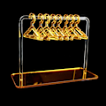 Miniatyrbilde 1 av 5: Øredobber Stativ Organizer Smykker Display Holder GULL Gold