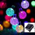 Miniatyrbillede 3 af 5: LED Solar Bubble Ball String Lights, Udendørs Vandtæt Have L