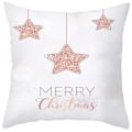 Miniatyrbild 1 av 2: 18' julrosa fodral Snowflake Case Soffa Heminredning #7
