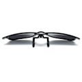 Miniatyrbillede 3 af 6: Clip-on Wayfarer Solbriller Sort - Fastgør til eksisterende Briller sort black